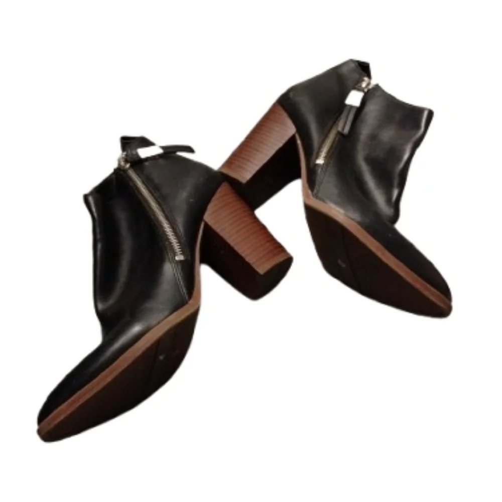 Circus By Sam Edelman Blythe Stacked Heel Ankle Booties Sz 10
